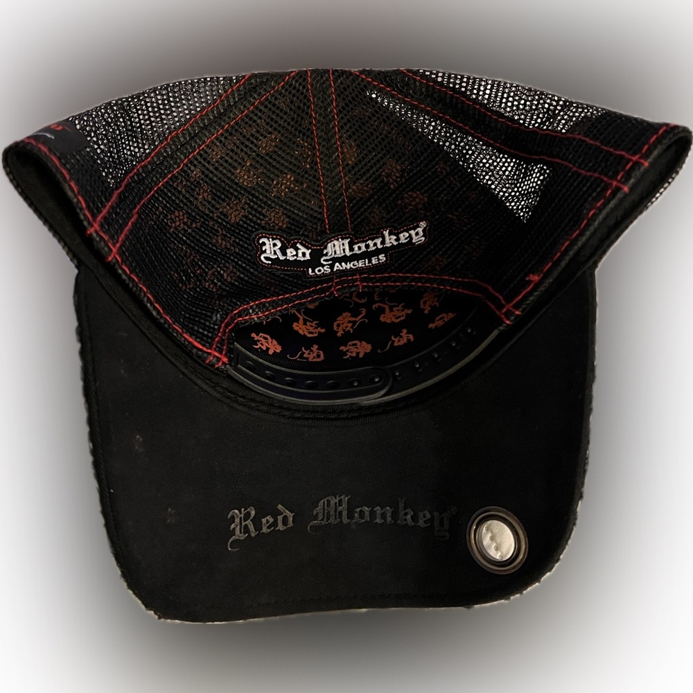 Red Monkey Double Falcon Cap - Picture 2 of 6